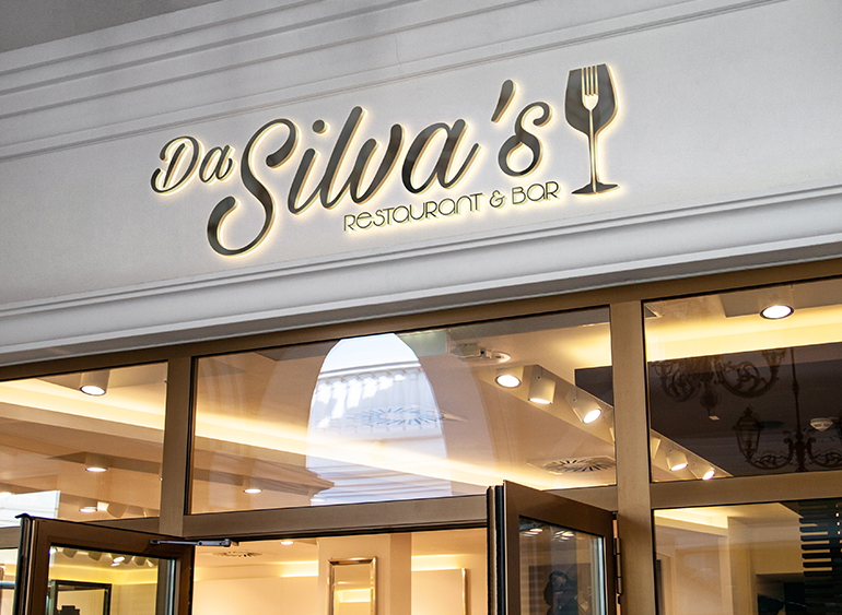 Da Silva's Restaurant & Bar - Sign